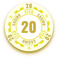 Zeta Ret Casino Star Chip 20